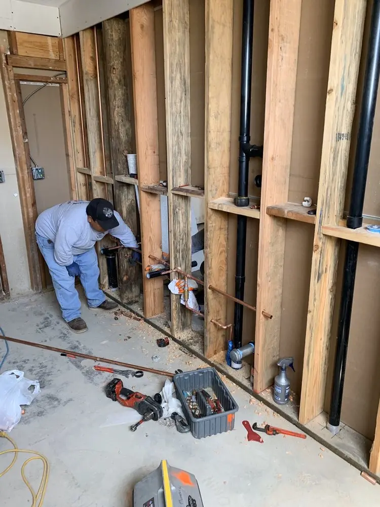 Commercial rough-in plumbing for Water Heater Replacement in Bay Ridge